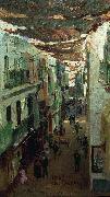 Ilya Repin, Street of the Snakes in Seville